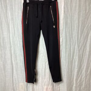 A-Le-Bi Black Joggers; Size: M